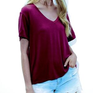 American Eagle Oversized Soft & Sexy V-Neck T-Shirt